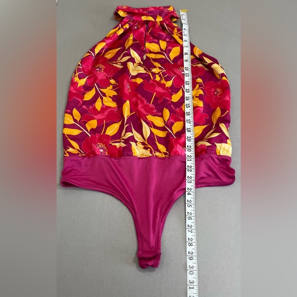 Bebe - Mock Neck Keyhole Halter Bodysuit (NWT) - Picture 5 of 8